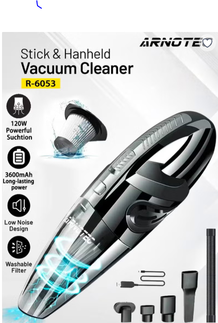 Handheld Vacuum Cordless High Power 120W 3200pa Vacuum Dust Busters Cordless