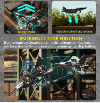 TAK TAK RC Fighter Jet Drone Toy